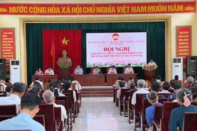 Đại biểu HĐND tỉnh tiếp xúc cử tri tại xã Tống Sơn