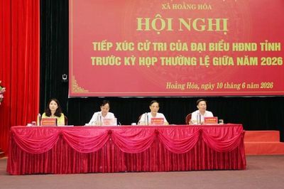 Cử tri xã Hoằng Hóa kiến nghị quy hoạch đô thị và một số chế độ, chính sách đặc thù