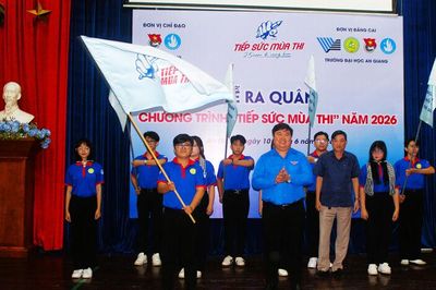 An Giang ra quân chương trình 'Tiếp sức mùa thi' năm 2026