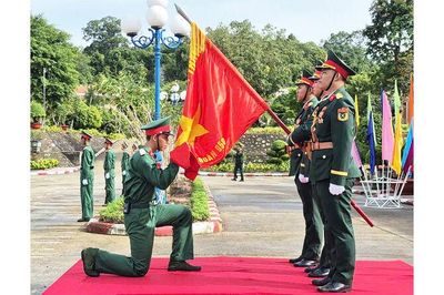 Lữ đoàn 950 tổ chức lễ tuyên thệ chiến sĩ mới năm 2026