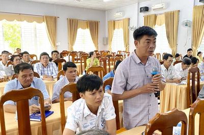 Phường Thới Sơn lấy ý kiến cộng đồng dân cư về quy hoạch chung đô thị Tịnh Biên