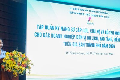 Tập huấn sơ cấp cứu và cứu hộ cho nhân viên ngành du lịch Đà Nẵng