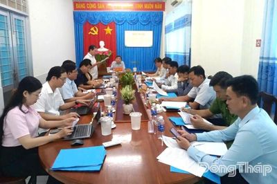 Đoàn giám sát 392 Tỉnh ủy Đồng Tháp giám sát việc thực hiện Nghị quyết số 66-NQ/TW tại xã Gò Công Đông