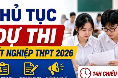 Hôm nay, thí sinh làm thủ tục dự thi tốt nghiệp THPT 2026