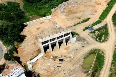 Đẩy nhanh tiến độ xây dựng hồ điều hòa Phố Ràng