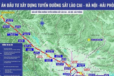 Dự án đường sắt 203.000 tỷ đồng: TP. Hải Phòng hoàn tất đo đạc thu hồi đất