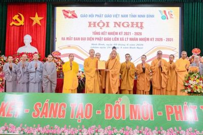 Ninh Bình: Ra mắt Ban Đại diện Phật giáo liên xã Lý Nhân và Kim Sơn, nhiệm kỳ 2026-2031