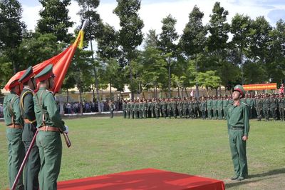 An Giang: Chiến sĩ mới trang nghiêm tuyên thệ trung thành tuyệt đối với Đảng, Tổ quốc và Nhân dân
