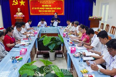 Đoàn kiểm tra Bộ GD&ĐT đánh giá cao công tác chuẩn bị Kỳ thi tốt nghiệp THPT của Cà Mau
