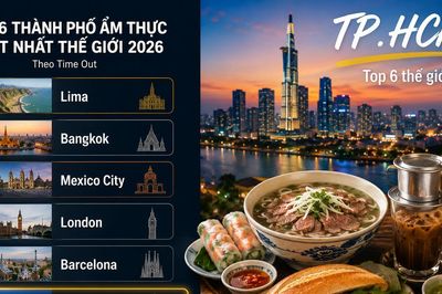 TP.HCM vào top 6 thành phố ẩm thực tốt nhất thế giới năm 2026