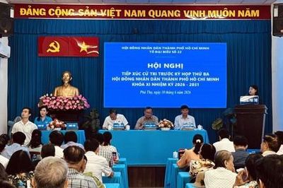 Tổ đại biểu số 22 HĐND TPHCM tiếp xúc, lắng nghe và giải đáp ý kiến của cử tri