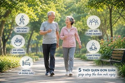 5 thói quen giúp tăng tuổi thọ tự nhiên