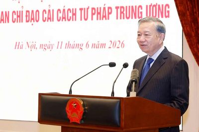 Tổng Bí thư, Chủ tịch nước chủ trì Hội nghị tổng kết hoạt động của Ban Chỉ đạo cải cách Tư pháp Trung ương