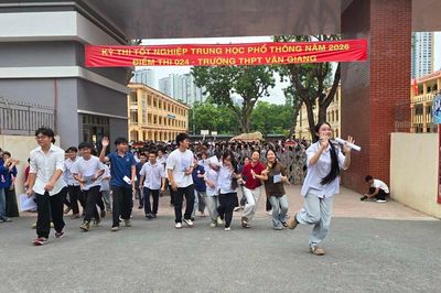 Thi tốt nghiệp THPT 2026: Nhiều thí sinh tự tin sau môn thi đầu tiên