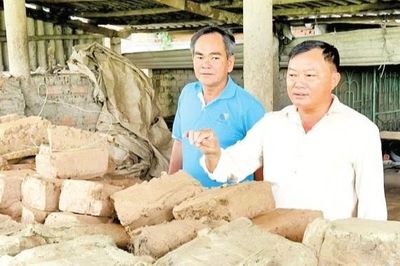Thiếu nguyên liệu, nhiều lò gốm ở Vĩnh Long gián đoạn sản xuất