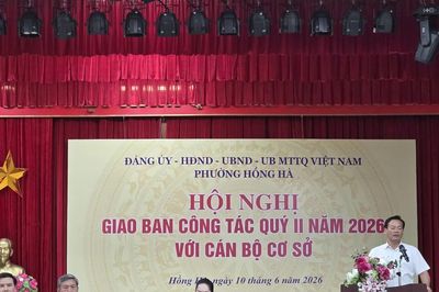 Hà Nội: Phường Hồng Hà nêu cao vai trò cán bộ cơ sở