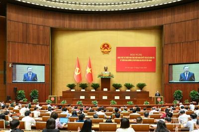 [Ảnh] Tổng Bí thư, Chủ tịch nước Tô Lâm chủ trì Hội nghị quán triệt Nghị quyết của Bộ Chính trị về đường lối đối ngoại Đại hội XIV của Đảng