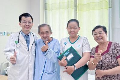 Một bệnh viện ở Cần Thơ cứu sống cụ ông liên tục ho ra máu