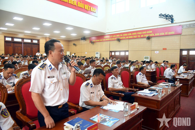 Vùng Cảnh sát biển 1 đối thoại dân chủ: Cán bộ, chiến sĩ bày tỏ tâm tư, kiến nghị nhiều nội dung sát thực