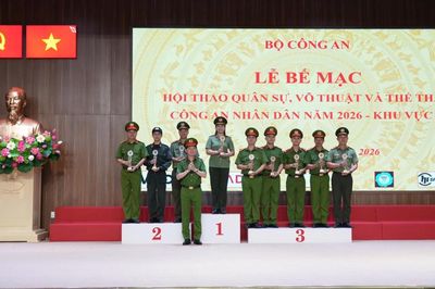 Bộ Tư lệnh Cảnh sát cơ động vô địch toàn đoàn Hội thao CAND khu vực II