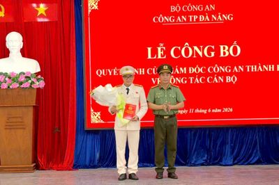 Công an TP Đà Nẵng bổ nhiệm Trưởng Công an phường Ngũ Hành Sơn