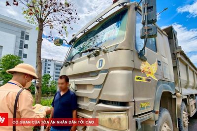 Quyết liệt kiểm soát xe quá tải, xe cơi nới trên các tuyến trọng điểm ở Hà Nội