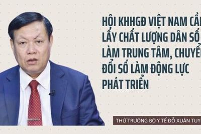 Thứ trưởng Đỗ Xuân Tuyên: 'Hội KHHGĐ Việt Nam cần lấy chất lượng dân số làm trung tâm, chuyển đổi số làm động lực phát triển'