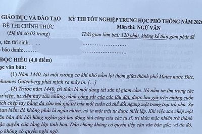 Giáo viên đánh giá đề thi môn Ngữ văn 2026 đòi hỏi tư duy thực chất