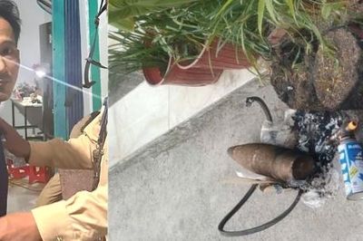 Đốt đầu đạn pháo trước nhà hàng xóm để trả thù, người đàn ông trung niên bị khởi tố