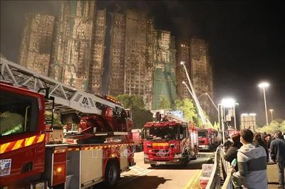 Hong Kong khởi tố vụ cháy chung cư khiến 168 người thiệt mạng