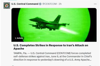 Mỹ và Iran rơi vào vòng xoáy trả đũa sau vụ Apache bị bắn rơi