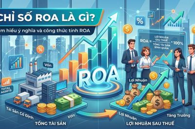 ROA là gì? Công thức, ví dụ và so sánh với ROE/ROIC