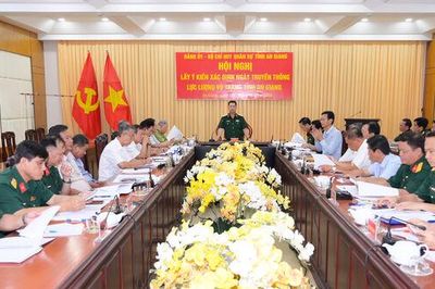 Lấy ý kiến xác định ngày truyền thống lực lượng vũ trang tỉnh An Giang sau sáp nhập