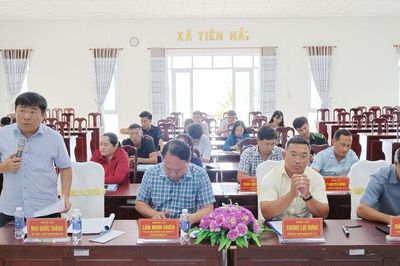 Lấy ý kiến đối với quy hoạch chung xã Tiên Hải đến năm 2050