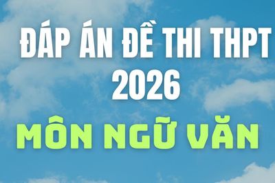 Cập nhật gợi ý đáp án môn Ngữ văn thi tốt nghiệp THPT 2026