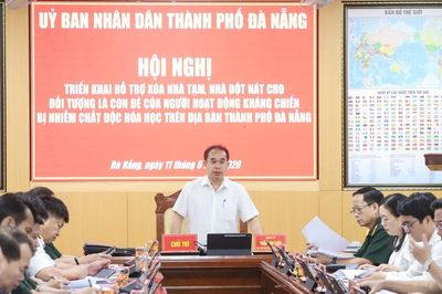 Đà Nẵng triển khai xóa 144 nhà tạm của hộ là con đẻ của người hoạt động kháng chiến bị nhiễm chất độc hóa học