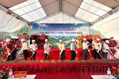 Khởi công xây dựng Nhà máy xử lý rác thải tỉnh Điện Biên