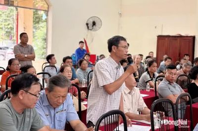 Xã Bình An đối thoại với người dân thuộc Dự án Đường Vành đai 4 và Dự án Mở rộng đường 769
