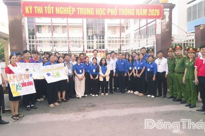 Đồng Tháp: Hơn 37.000 thí sinh bước vào ngày thi đầu tiên Kỳ thi tốt nghiệp THPT năm 2026