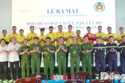 Xã Trường Xuân: Lễ ra mắt Đội chữa cháy và cứu nạn, cứu hộ tình nguyện