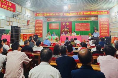 Phường Thống Nhất lấy ý kiến người dân về sắp xếp, tổ chức lại và đổi tên tổ dân phố