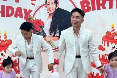 Kiện tướng Phan Hiển bất lực khi dạy con gái nhảy: Bé Lisa tự nhận giống bố
