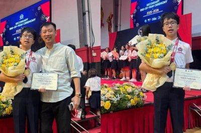 Ốc Thanh Vân khoe thành tích học tập của các con, quý tử 15 tuổi cao ngang ngửa bố