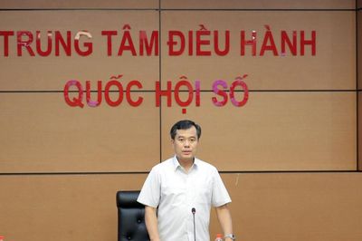 Phó Chủ nhiệm Văn phòng Quốc hội Nguyễn Mạnh Hùng chủ trì buổi tập huấn giới thiệu Kho dữ liệu dùng chung Q-Data