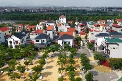 Khởi sắc khu tái định cư thôn Tân Châu, xã Tiến Thắng