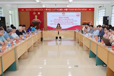 Hội nghị phản biện xã hội đối với dự thảo phương án sắp xếp các Tổ dân phố trên địa bàn phường Nùng Trí Cao