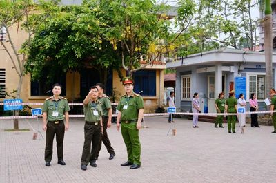 Công an tỉnh kiểm tra công tác bảo đảm an ninh, an toàn tại các điểm thi