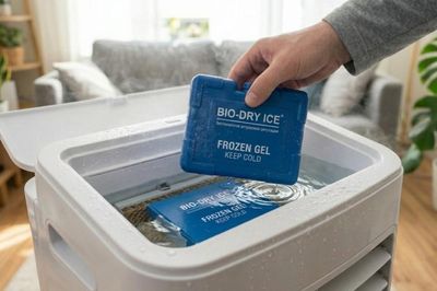 Cách sử dụng đá khô cho quạt hơi nước