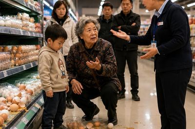 Cách giáo dục cháu trai làm vỡ trứng của bà nội khiến nhân viên siêu thị cũng phải thay đổi thái độ