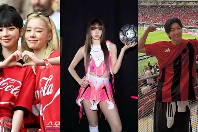 Dàn sao K-pop Lisa, Karina, Winter, Seunghoon 'đổ bộ' ngày hội bóng đá lớn nhất hành tinh